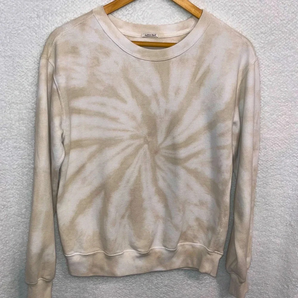 Abercrombie & Fitch Soft A&F Tie‎ Dye Pullover Crewneck Sweatshirt XS Beach - Picture 1 of 10
